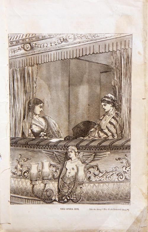 Four pages from Peterson's Magazine, October 1879