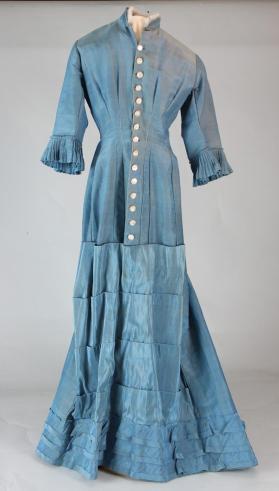 Dress worn by Ellen Miller Johnson, Class of 1878, for her graduation from UVM