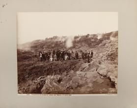 Emperor of Brazil on the Crater of Vesusius