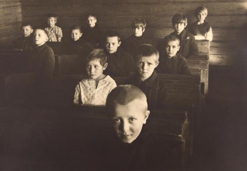 Boys in Village School