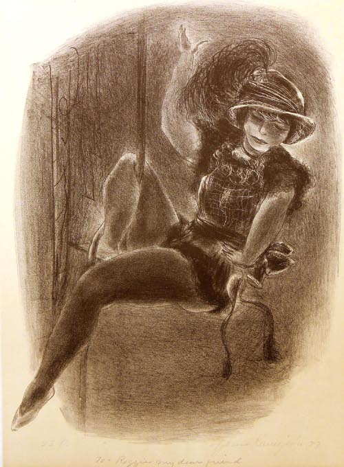 Woman Sitting In Chair