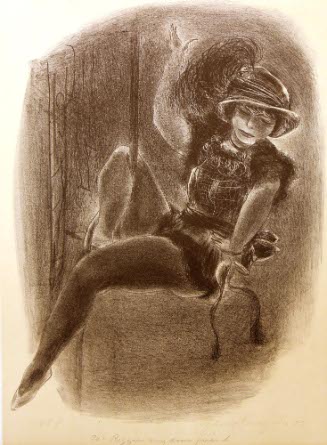 Woman Sitting In Chair