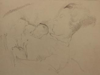 Sleeping Woman and Child