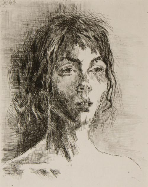 Girl With Parted Lips