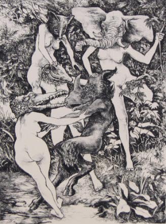 Satyr and Nymphs