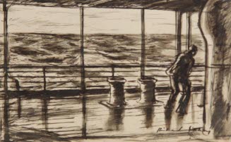A Wet Day at Sea