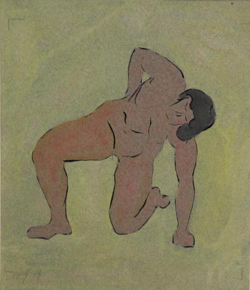 Kneeling Nude