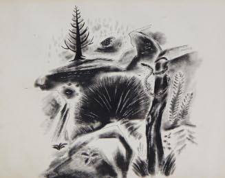 Nature; Landscape with Snake