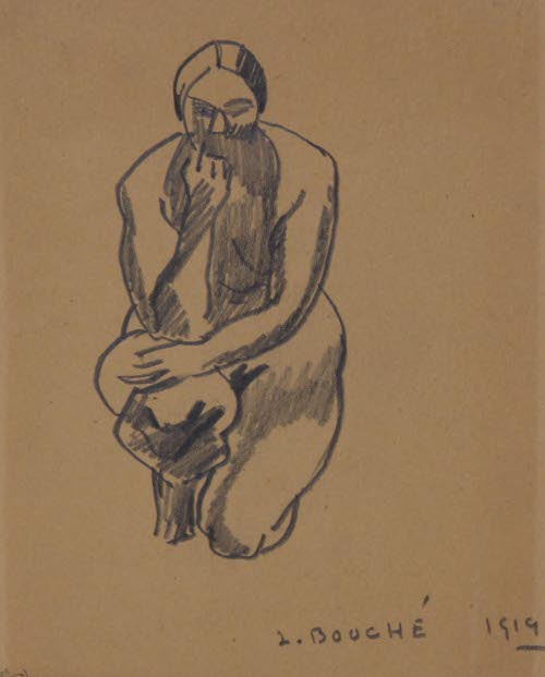 Kneeling Woman