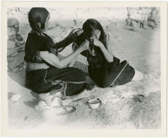 Hair Dressing in Hopi Land, 3 of 11
