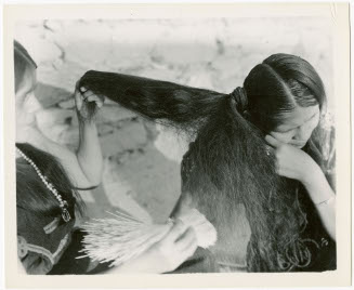 Hair Dressing in Hopi Land, 4 of 11