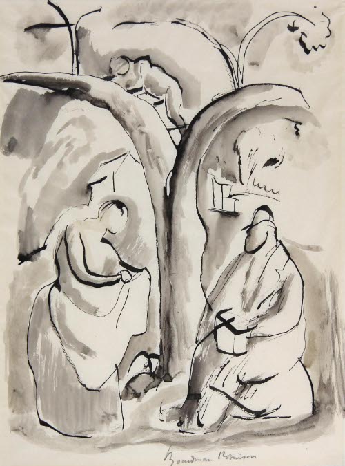 Landscape with People