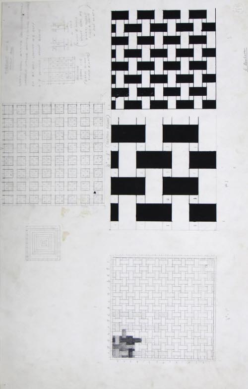 [Working drawing for Overlap No. 1]