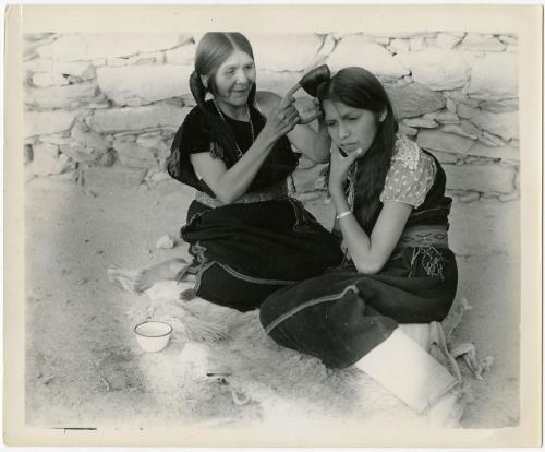 Hair Dressing in Hopi Land, 9 of 11