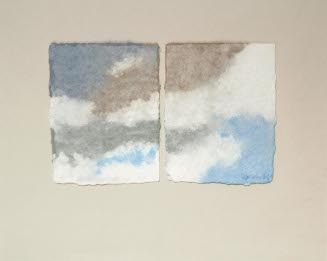 Diptych of Handmade Paper