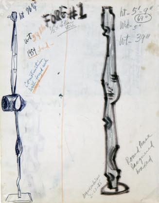 [Studies for Construction with Forged Neck and Forging I]
