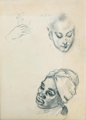 Sketches after Watteau