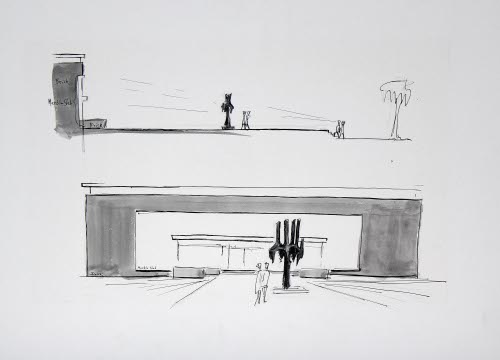 Studies for the Sculpture Tree of Knowlege
