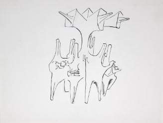 Studies for the Sculpture Tree of Knowlege