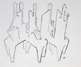 Study for Tree of Knowledge; figures