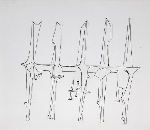 Studies for the Sculpture Tree of Knowlege