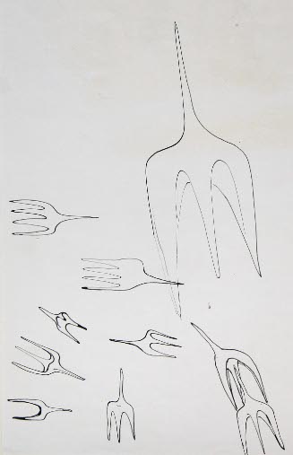 Studies for the Sculpture Tree of Knowlege