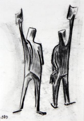 Study for the Document; two figures