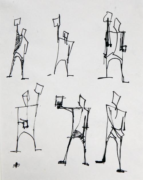 Studies for the Sculpture Tree of Knowledge