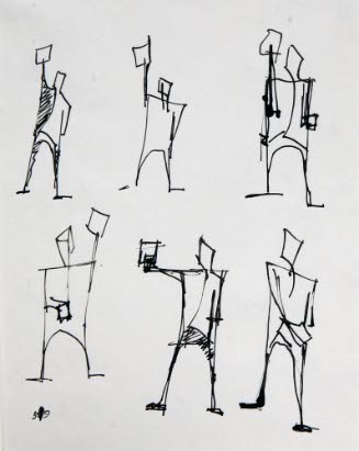 Studies for the Sculpture Tree of Knowledge