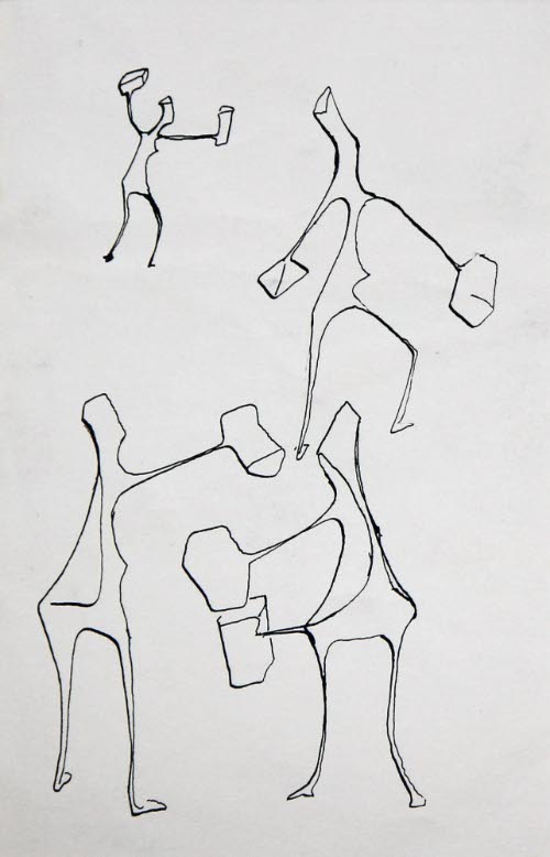 Studies for the Sculpture Tree of Knowledge