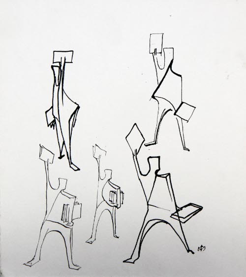 Studies for the Sculpture Tree of Knowledge