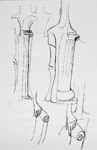 Studies for the Sculpture Tree of Knowlege
