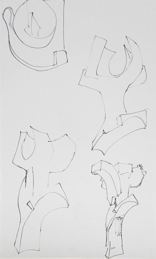 Study for Bundy Gallery Sculpture