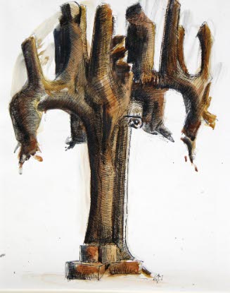 Studies for the Sculpture Tree of Knowlege