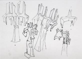Studies for the Sculpture Tree of Knowlege