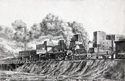 Erie Railroad Yard