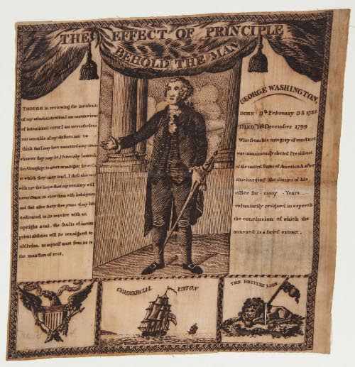 Washington portrait handkerchief