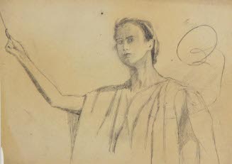 Figure With Raised Arm