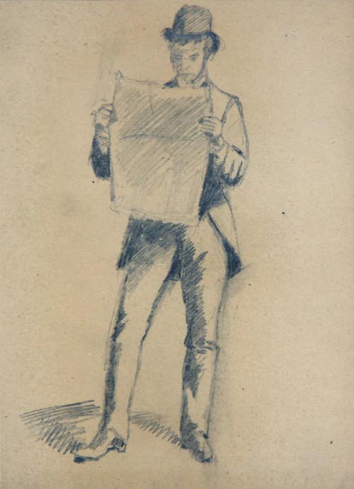 Man Reading a Newspaper