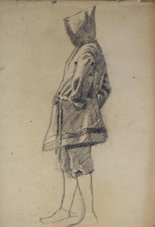 Figure in Hooded Jacket