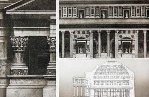 INTERIEUR DU PANTHEON A ROME
