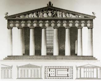 Acropole D'Athenes Le Parthenon