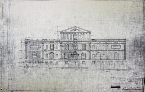 Architectual drawings of Fleming Museum