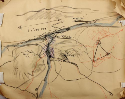Miscellaneous drawings and rough maps
