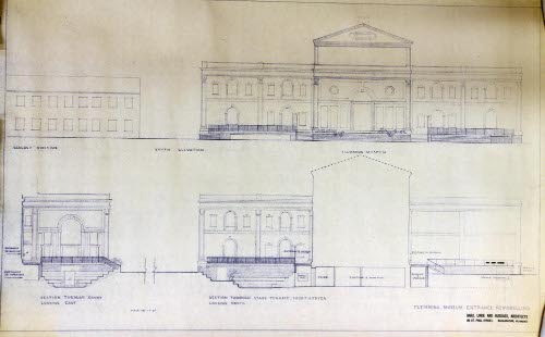 PROPOSED FLEMING ENTRANCE/BLUEPRINT