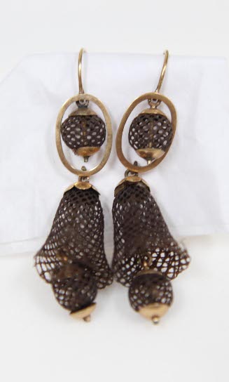 Mourning earrings