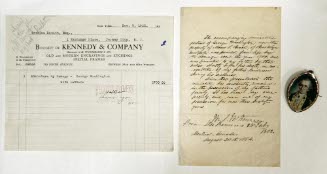 LETTER/RECEIPT REF. TO G.WASH. MINI