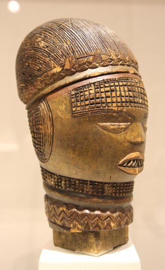 Carved head