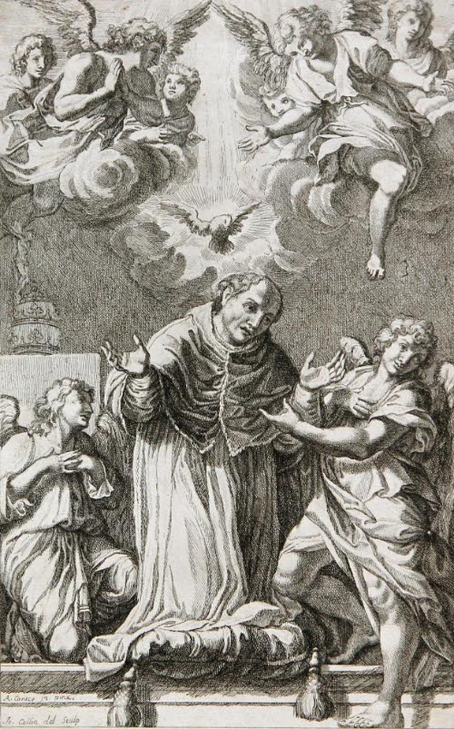 St. Gregory at prayer