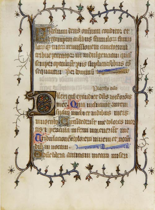 Illuminated page from a Book of Hours